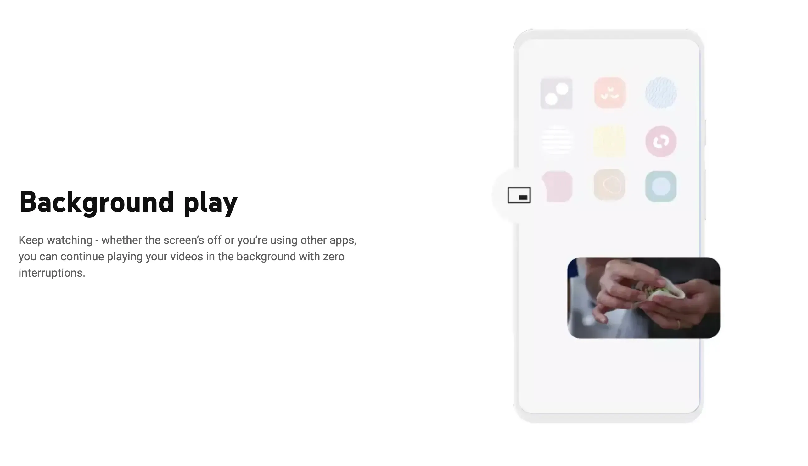 Youtube premium background play