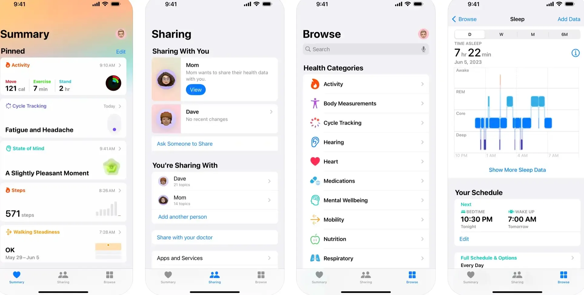 Apple health app