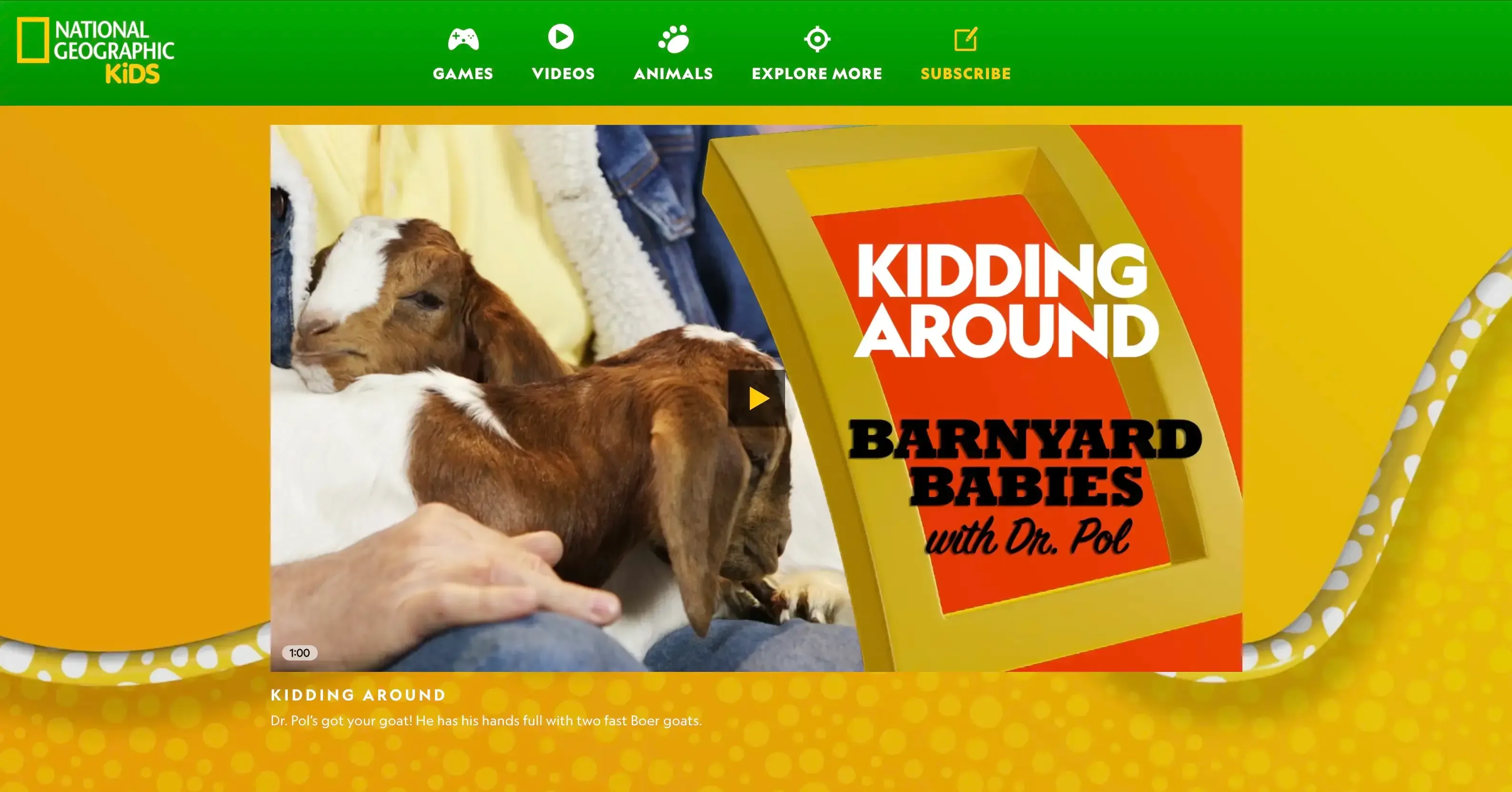 National geographic kids website