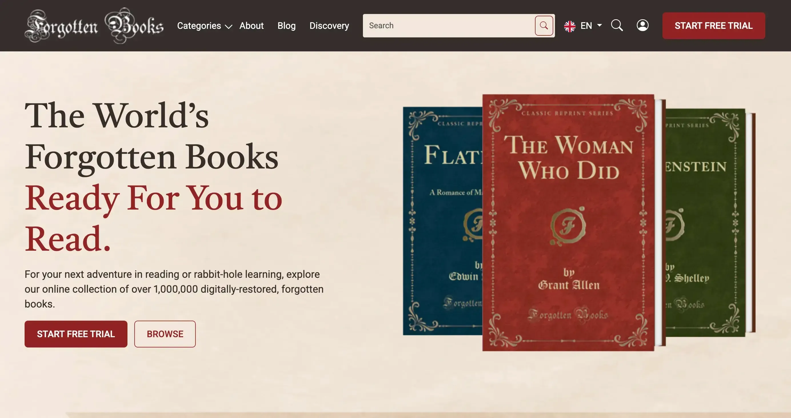 Forgotten Books website