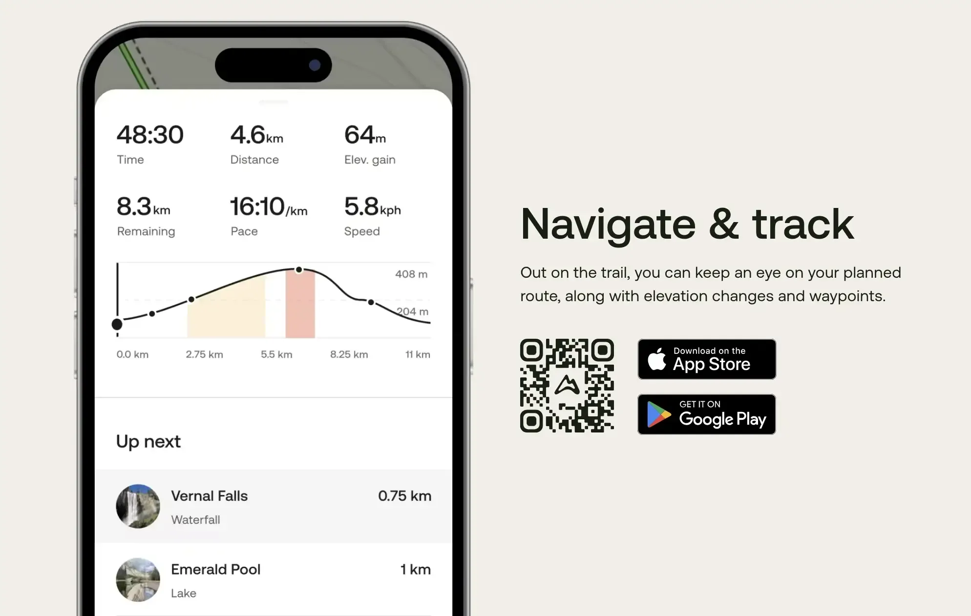 Alltrails app