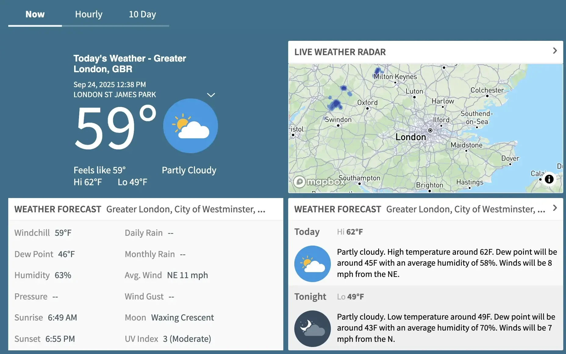 WeatherBug app