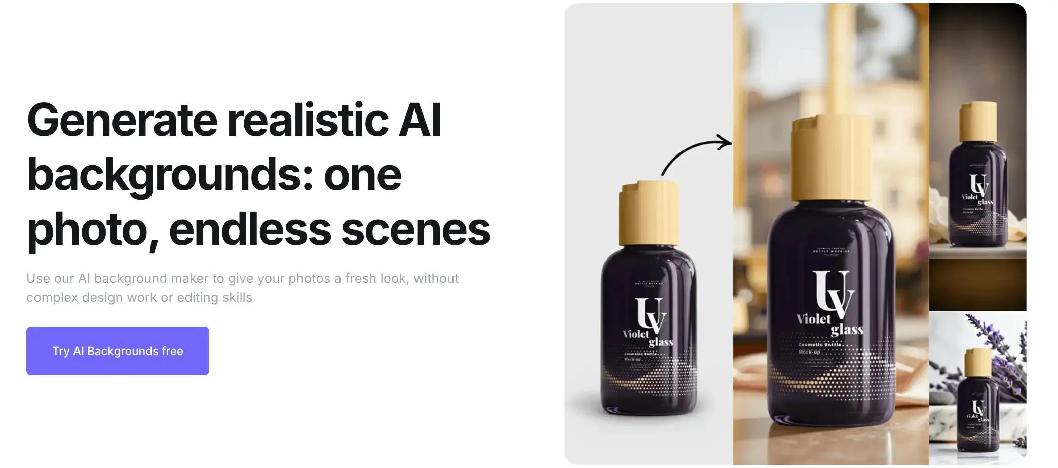 Claid AI product photo editing AI web app