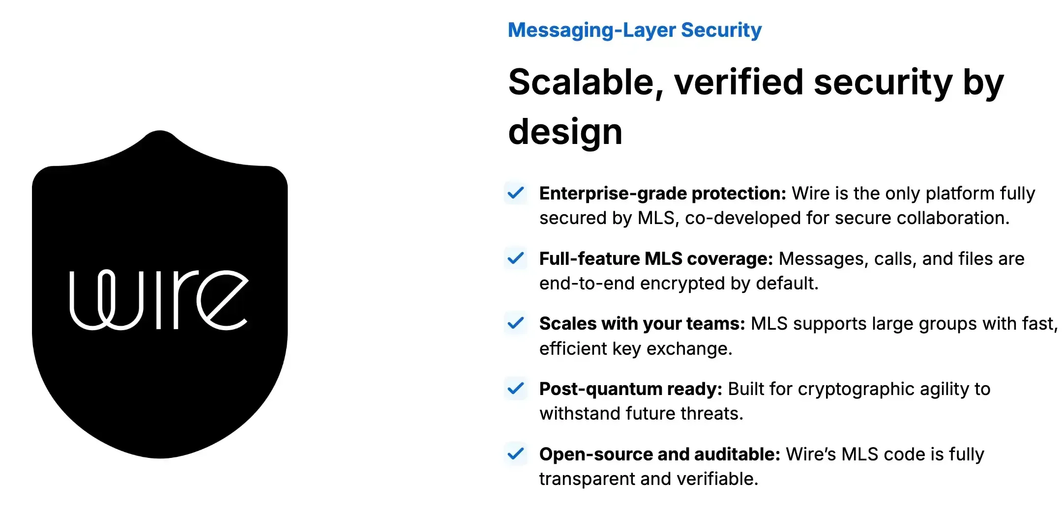 Wire secure messaging app