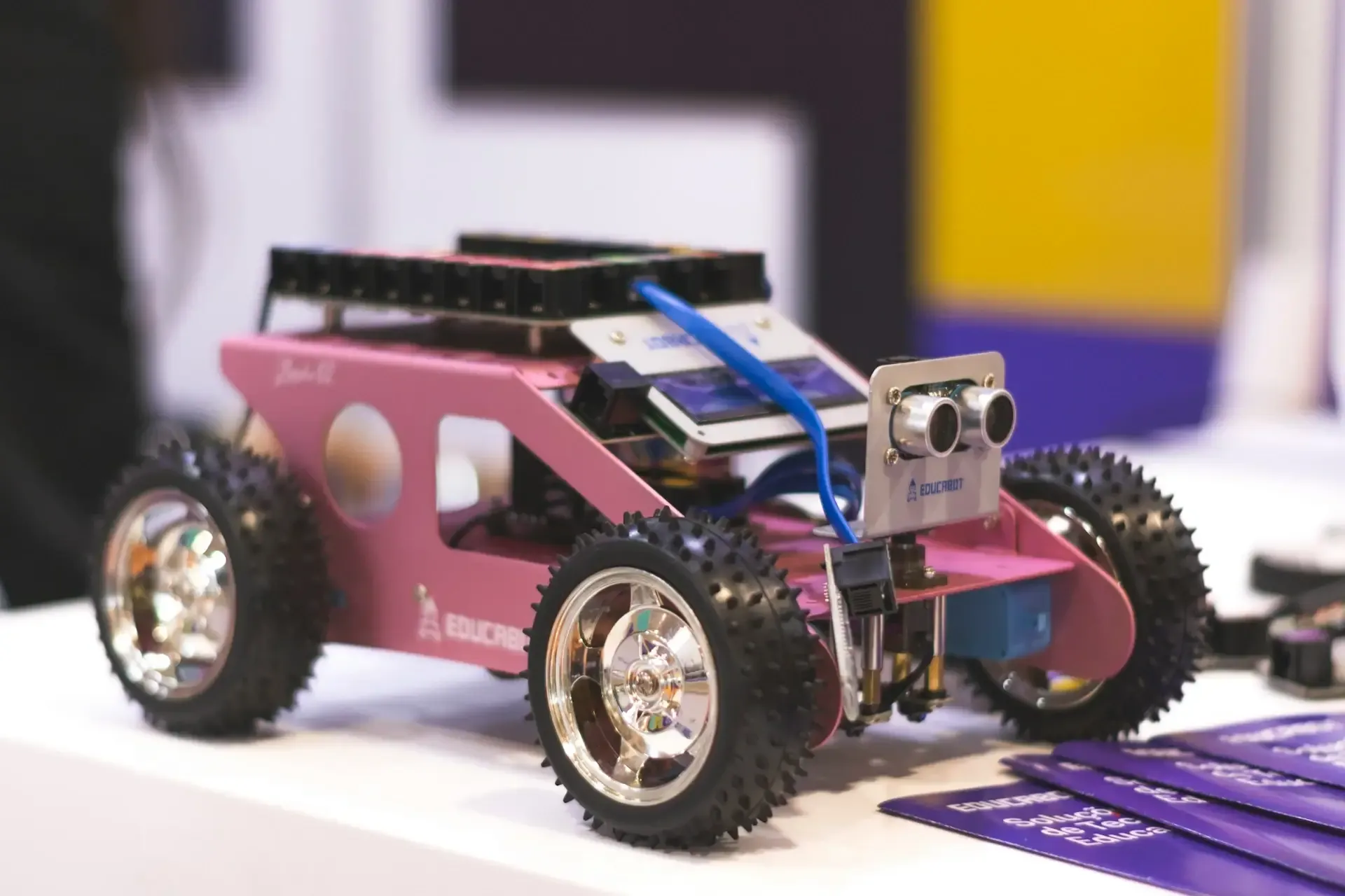 Remote control car with cameras made using rasberry pi